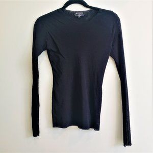 Petit Pois by Viviana G Sheer Mesh Top M
